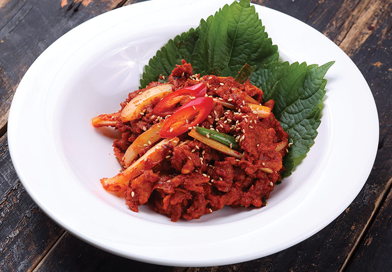 매콤오돌뼈